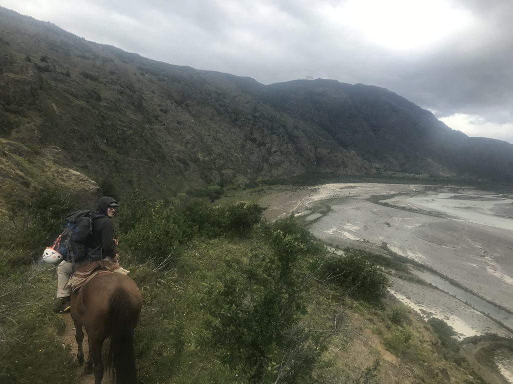 Fieldwork in the Río Nef basin, Chilean Patagonia, December 2020