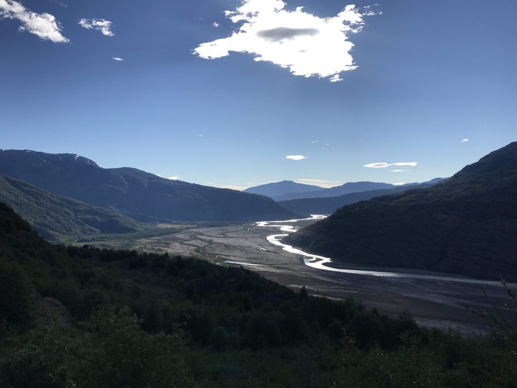 Fieldwork in the Río Nef basin, Chilean Patagonia, December 2020