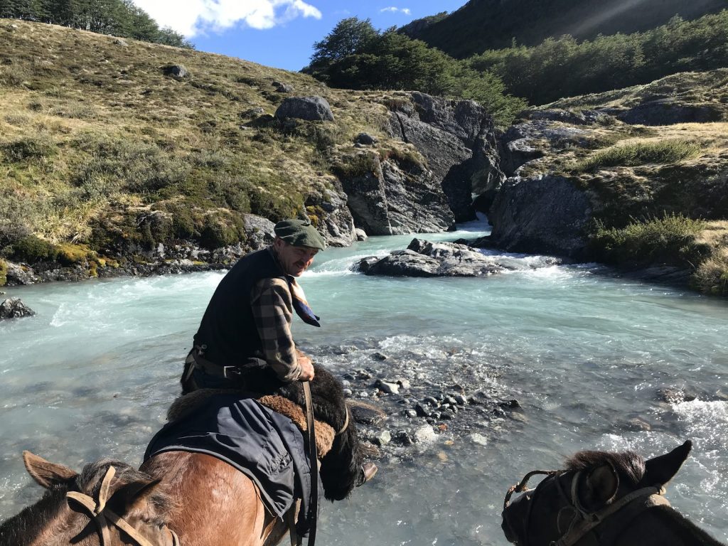 Fieldwork in the Río Nef basin, Chilean Patagonia, December 2020